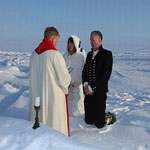 Đám cưới đặc biệt làm tan chảy băng giá Bắc Cực