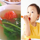 Bé Linh Chi chỉ uống nước rau mà vẫn mọc nhiều răng