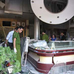 Cảnh tiệm vàng ở Thái Bình tan tành vì thuốc nổ