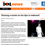 Báo quốc tế xôn xao vụ Mr Đàm hôn nhà sư