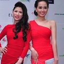 Cùng sao Việt diện đầm đỏ rực sáng tiệc cuối năm