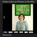 TGĐ Vinamilk là 1 trong 50 Nữ DN xuất sắc Châu Á