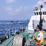 Cảnh sát biển trực biển 24/24 giờ bảo vệ ngư dân