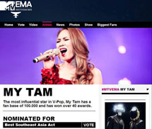 Mỹ Tâm từ chối bầu chọn MTV EMA để không hạ giá mình?