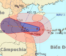 Dự báo bão số 10 đổ bộ: Sớm 15h-16h, muộn 22h-23h