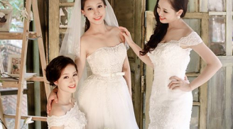 Mẫu váy cưới thu đông 2013 làm xiêu lòng mọi cô dâu