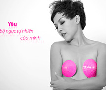 Sao Việt bán nude chiến đấu với ung thư vú
