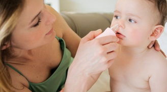 Một số cách xử trí khi bé bị nghẹt mũi tại nhà