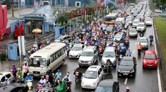 Hà Nội hạn chế phương tiện vào thành phố dịp Tết