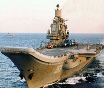 Xem mặt tàu sân bay duy nhất của Hải quân Nga