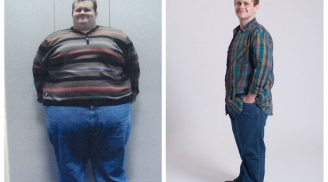 Choáng với anh chàng siêu béo giảm 185 kg trong 17 tháng