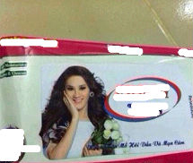Lâm Chi Khanh làm gương mặt quảng cáo cho khăn giấy ướt?