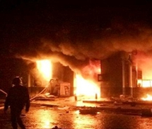 Hưng Yên: Cháy dữ dội 29.000m2 chợ Phố Hiến trong đêm