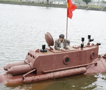 Tàu ngầm Trường Sa thử nghiệm thành công trong hồ