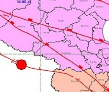 Động đất 2,5 độ Richter tại Nghệ An