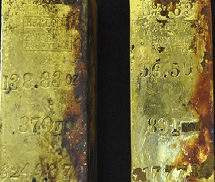 Phát hiện kho vàng trị giá 1,3 triệu USD dưới Đại Tây Dương