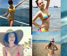 Không photoshop, sao nào mặc bikini đi biển nuột nà nhất?