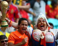 Thời trang “siêu độc” chỉ có tại World Cup 2014