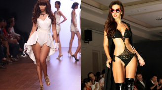 'Khoe' vùng bikini nhạy cảm, siêu mẫu Hà Anh bị cấm diễn