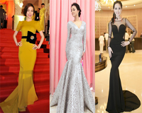 Cùng ngắm mẫu váy được sao Việt tôn sùng năm 2014