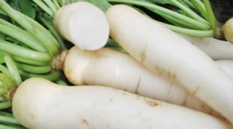 Củ cải trắng trị ho trong mùa đông hiệu quả