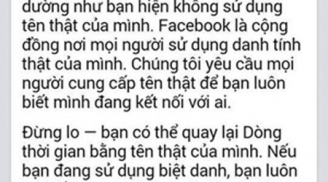 Người dùng Facebook Việt Nam 'khổ sở' vì bị ép dùng tên thật