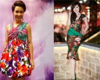 Mĩ nhân Việt tự làm mình 'quê' và sến với váy áo hoa lá