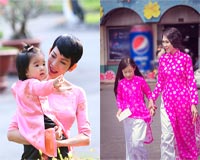 'Đồng phục áo dài' cực duyên dáng của sao Việt và con gái