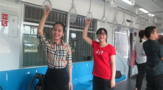 Cận cảnh bên trong tàu điện ngầm đầu tiên của Việt Nam