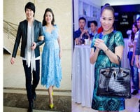 Ngắm thời trang bầu sành điệu của Thu Minh