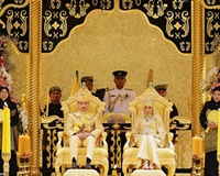 Cận cảnh đám cưới dát vàng xa hoa của hoàng tử xứ Brunei