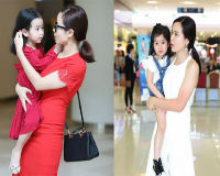 Con gái Lưu Hương Giang càng lớn càng giống mẹ