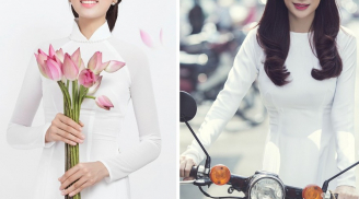 Mỹ nhân Việt duyên dáng với áo dài trắng tinh khôi