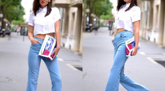 7 cách mặc quần jeans ống loe thời thượng trong năm 2015
