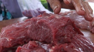 Cách nhận biết thịt trâu thịt bò bơm nước gây hại