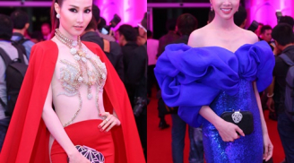 Trang phục thảm đỏ ấn tượng của sao Việt tuần qua