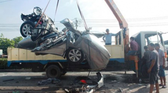 Container đè bẹp ô tô, 5 người chết: Lời kể kinh hoàng nhân chứng