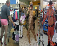 Đau tim với những 'thảm họa thời trang' trong siêu thị