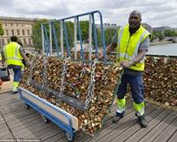 Chính thức phá bỏ khóa tình yêu trên cây cầu huyền thoại ở Paris