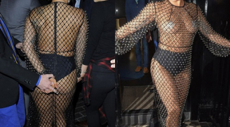 Lady Gaga mặc xuyên thấu sexy đi tiệc
