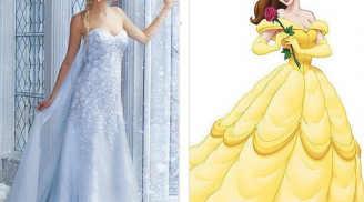 11 bộ váy cưới ấn tượng từ phim cổ tích Disney