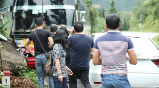 Xe chở Quang Lê gây tai nạn, nạn nhân xin chụp hình thần tượng
