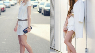 Váy trắng tinh khôi xiêu lòng bạn gái trong nắng hè