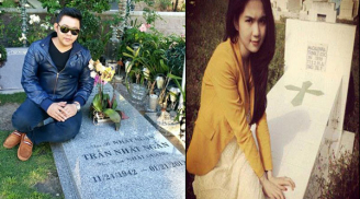 Quang Lê bị 'ném đá' vì ngồi lên mộ chụp hình như Ngọc Trinh