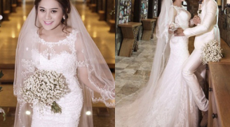 'Điêu đứng' với những mẫu váy cưới quyến rũ của Lâm Chi Khanh
