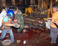 Những hình ảnh kinh hoàng từ vụ đánh bom ở Bangkok