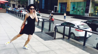Tóc Tiên bị chỉ trích 'tăng động' vì nhảy nhót trên đường phố