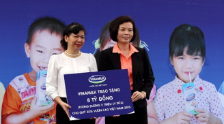 Vinamilk dành 8 tỷ đồng cho Quỹ sữa “Vươn Cao Việt Nam”