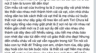 Mẹ lên facebook chê đồng phục học sinh xấu, con bị... đuổi học