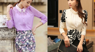 Phối đồ với áo sơ mi đẹp theo phong cách Hàn Quốc trẻ trung